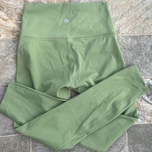 Lululemon Align Ii Pants Willow Green 